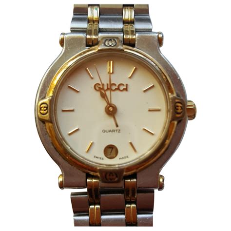 gucci quartz watch women& 39|Gucci quartz watch women's vintage.